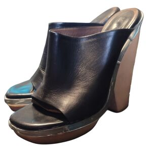 MARNI Platform Wooden Mules